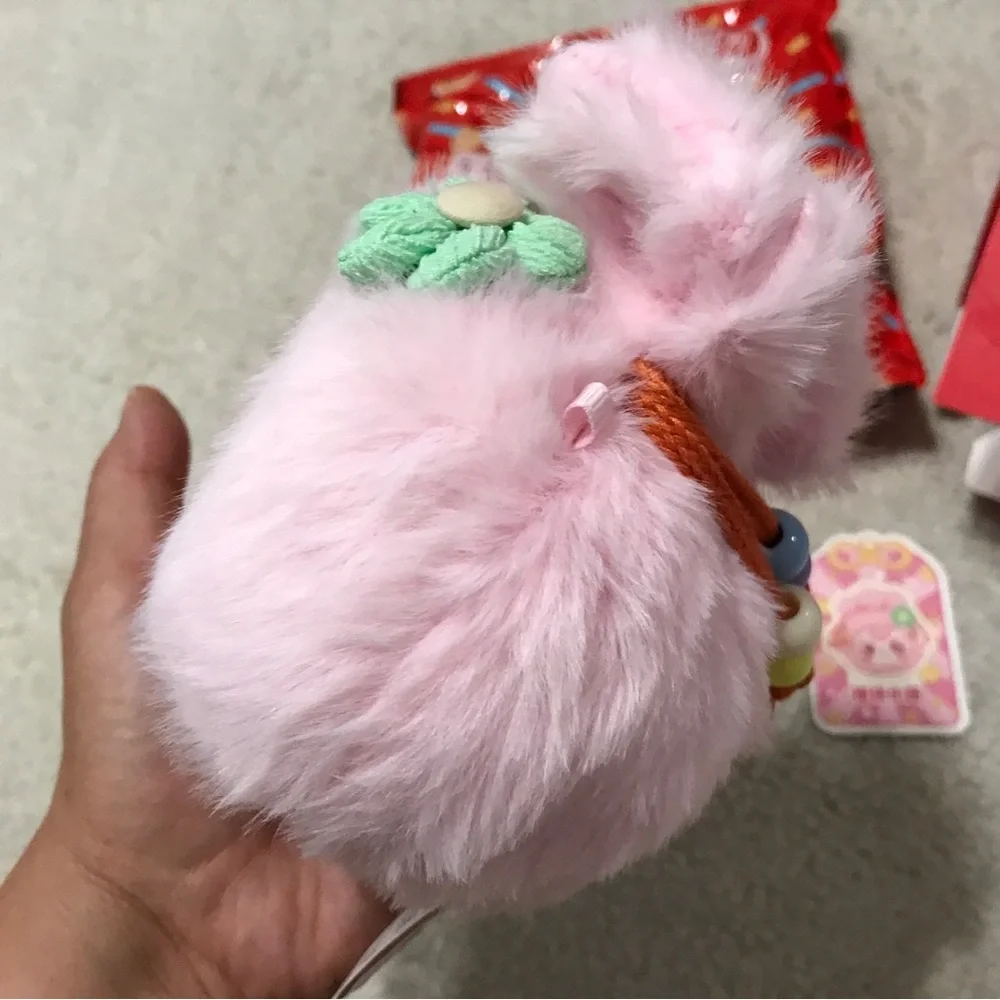 Baby Three Good Luck Bag Plush Blind Box Toy - Cutie Light Pink